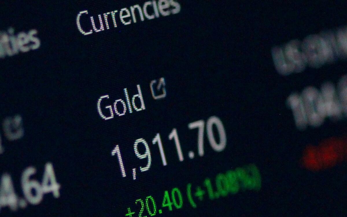 交易终端上的外汇与黄金实时报价